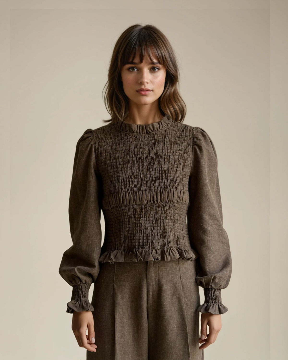 Hailey Blouse Chocolate