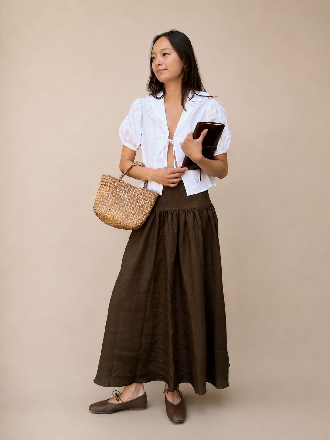 Kate Skirt Brown
